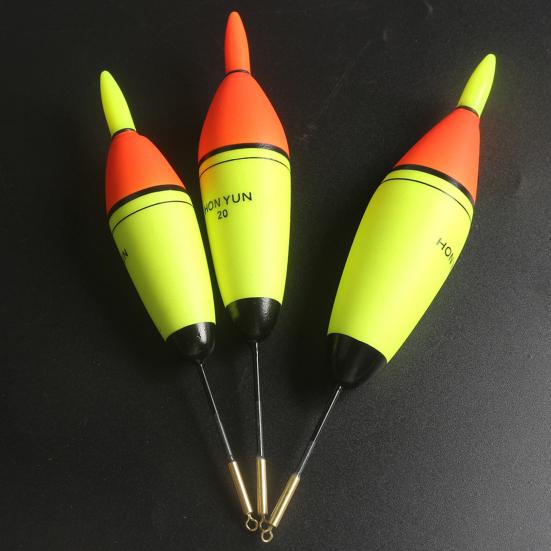 Night Light Bobber Lightweight High Buoyancy Fishing EVA Thicken Tail LED Long Shot Float for Outdoor Fishing