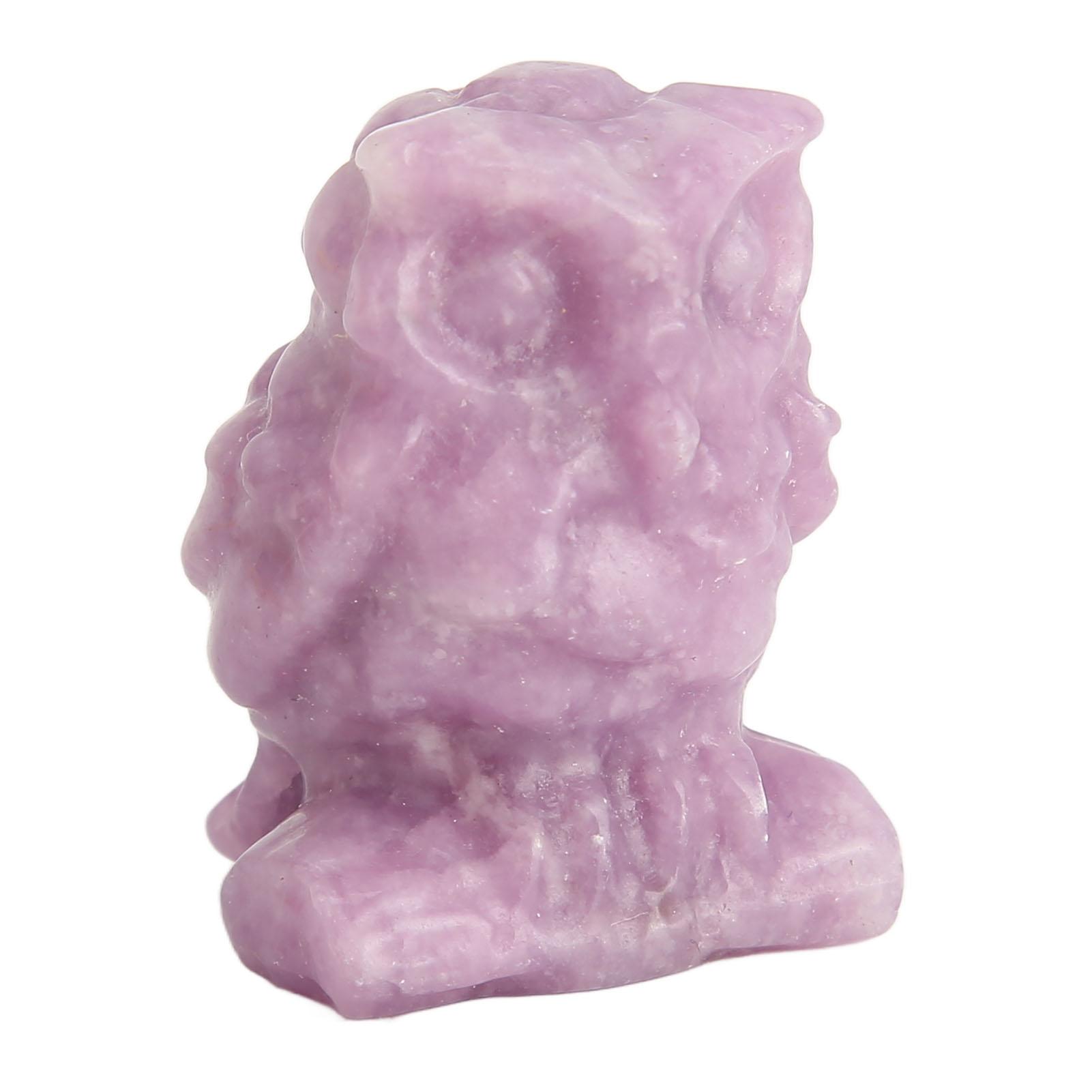 

Owl Shaped Chakra Stone Figurine Cute Yoga Meditation Energy Healing Stone Statue Craft Decoration Type 1