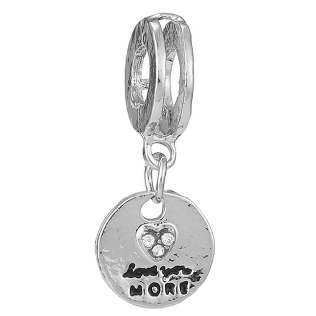 4pcs /Lot 2022 Sterling Silver Color Beads 41 Styles Sparkling Charm Fit Original Brand Bracelets For Women Jewelry Making Gift