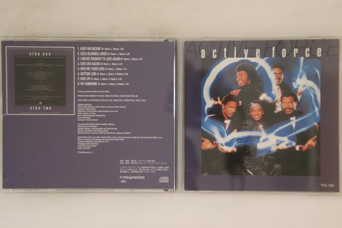 

CD ACTIVE FORCE - Active Force PCD1328 A&M Records, P- 1998 Japan Soul/Funk Used
