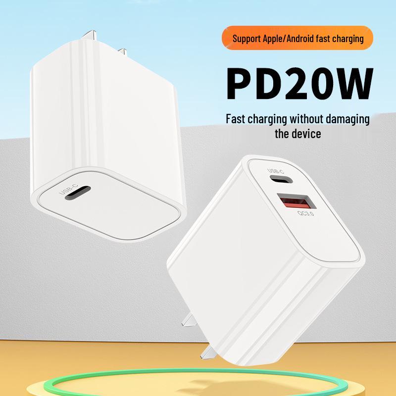 Compatible with Apple 20W PD Charger Head, 3C Certified for iPhone 15 Fast Charging