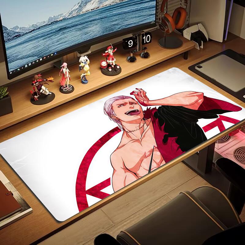 Hidan Akatsuki Outfit Print Cushion Non-slip Laptop Tablet Big Mousepad XXL Mat Mini PC Playmat With Lock Edge