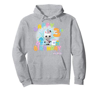 DreamWorks Gabby's Dollhouse Happy 3rd Birthday Hoodie