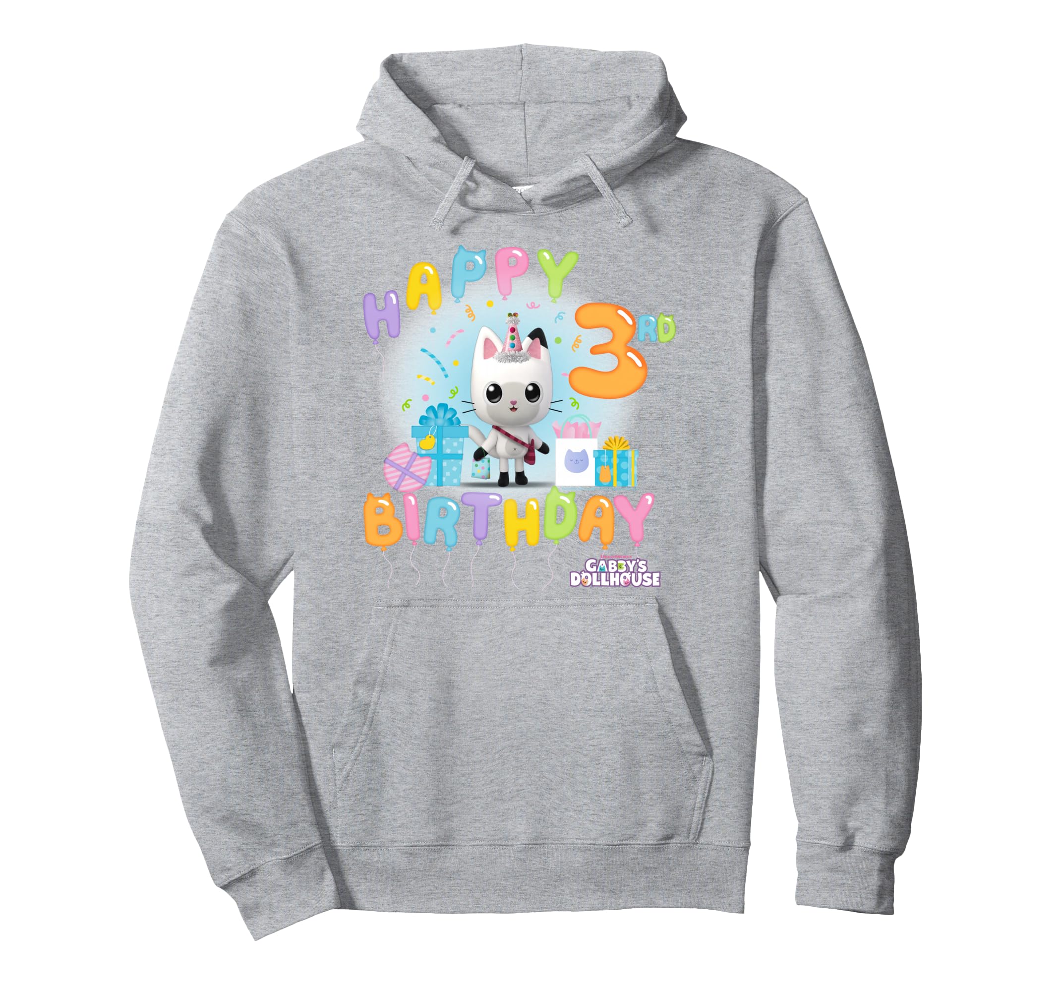 

DreamWorks Gabby s Dollhouse Happy 3rd Birthday Hoodie