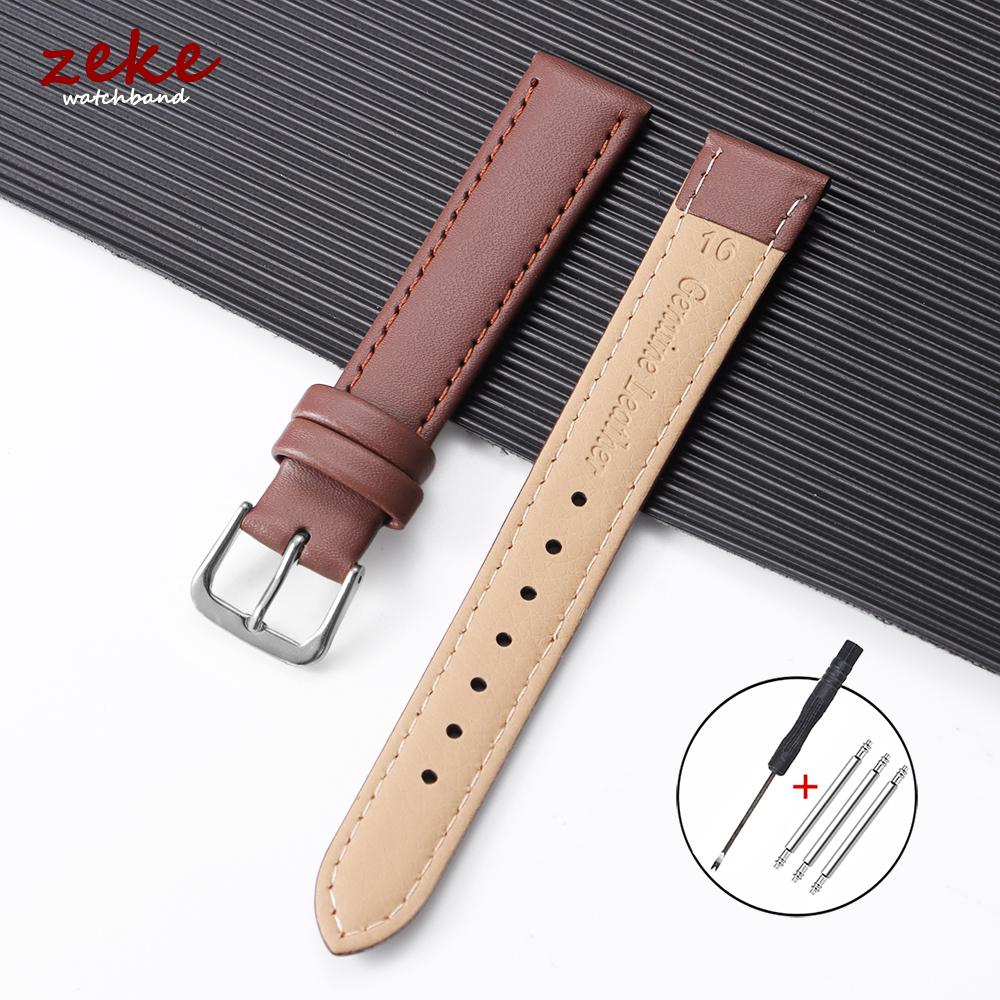 8мм 10мм 12мм 14мм 16мм 18мм 20мм 22мм Ремешок для часов из ПУ кожи Мужской и женский Мягкий кожаный браслет Универсальный спортивный браслет 8mm