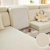Jacquard Sofa Seat Cover Plain Stretch Couch Cushion Case Folar Fleece Solid Sofa Covers Living Room Sofa Furniture Protector