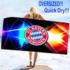 FC Bayern Munich Print Beach Towel, Large Soft Quick Dry Towel for Beach Camping Swimming