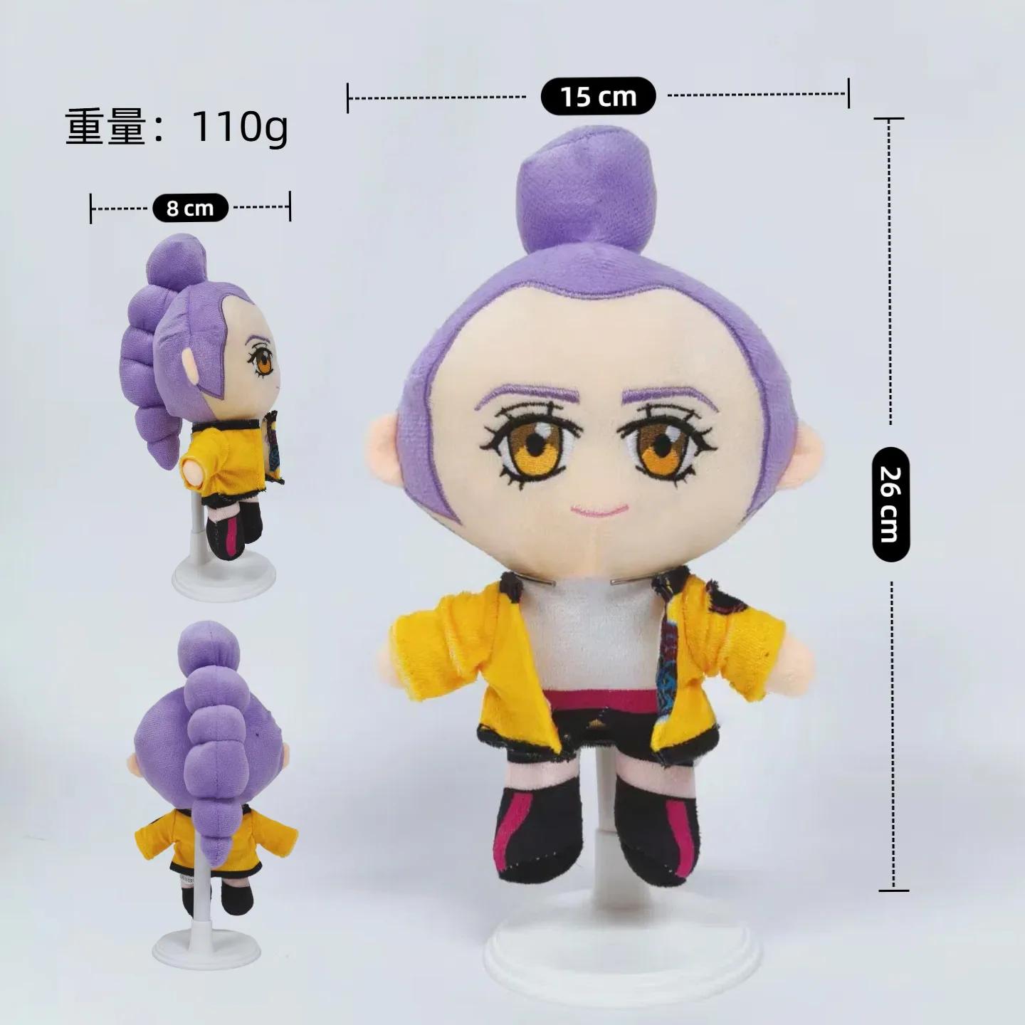 New animeDemon Hunters Tiger Plush Toy Demon Hunters Kpop Zoey Mira Rumi Figure Toy Tiger Plushie Doll Merch Birthday Gifts toys