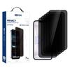 XDcase 5pcs / Pack Silk Screen Printed Anti-Peep Tempered Glass Screen Protector