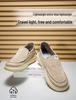 Men's Summer Breathable Slip-On Canvas Shoes - Casual, Fashionable, and Comfortable