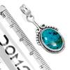 925 Sterling Silver Pendant Women Gemstone Handmade Jewelry Easter Gift Amazonite Angelite Blue Opal Botswana Agate Mohave Azurite Chrysocolla Fashion
