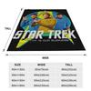 Stars Treks Original Series Group Shot Blanket Super Soft Warm  Throw Blankets for Sofa 50x60 Inch Multiple Sizes Bedspread