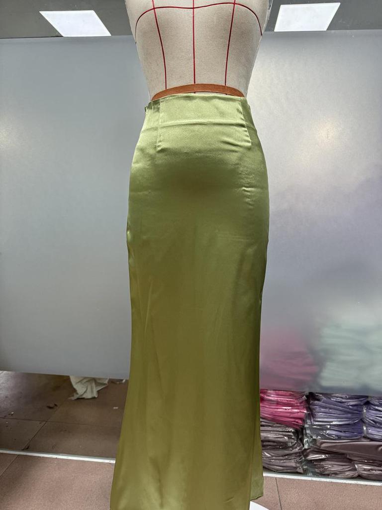 Satin Midi Mermaid Skirt - New Autumn Colors