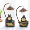 Totoro My Neighbor No Face Man Night Lamp Resin Cartoon Figurine Gift Light