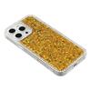 For iPhone 16 Pro Max Case Rhinestone Edge Glitter Epoxy TPU Phone Cover