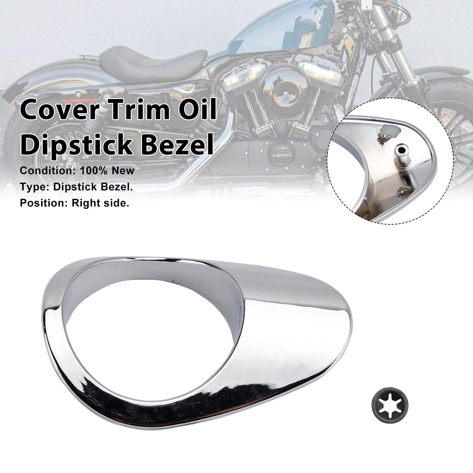 

Trim Oil Dipstick Bezel Cover For Sportster XL883 1200 XL 2004-2022