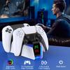 For PS5 Controller Charger DualSense Charging Station Dual Charging Dock Charger Stand for PlayStation5 Wireless Game Controller