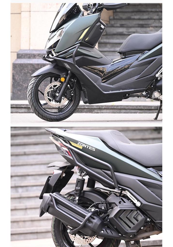 Zongshen 150X Bumper Exhaust Protection Bar – Full Coverage Front & Rear Protective Accessory