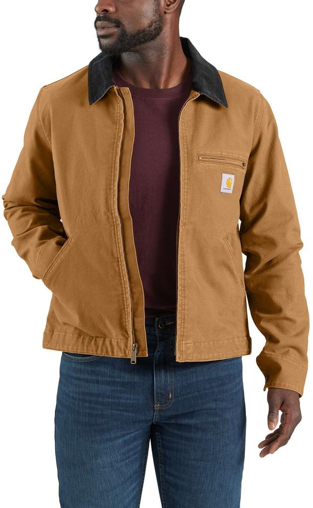 Зимняя куртка Carhartt Relaxed Fit Duck Detroit leisure jacket оранжево-коричневая