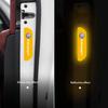 VW GTI GOLF 2026 Hot For VW VOLKSWAGEN 4Pcs Car Door Sticker Safety Warning Reflective Mark For Volkswagen Polo Golf Tiguan Pass