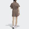 adidas Future Of Tech Short-Sleeve Jumpsuit Coffee Women's HY2844