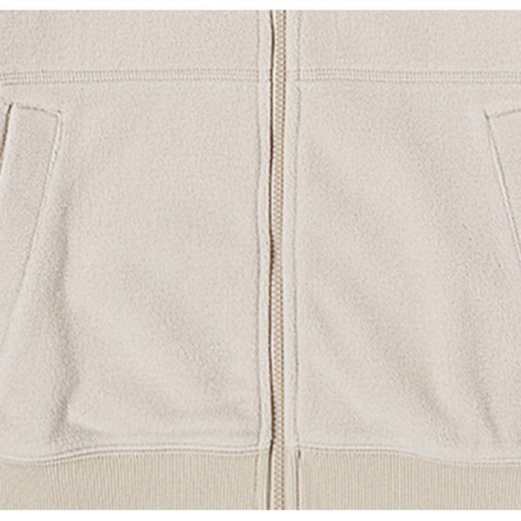 Vans Karomuster Colorblock Zip-Up Hoodie Herren Kapuzenpullover Haferflockenfarben VN000FCS2N1