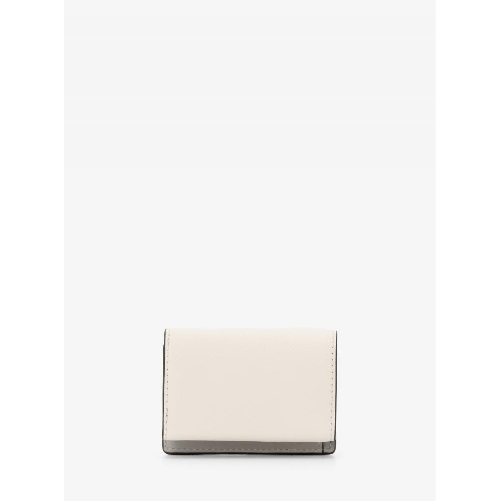 Michael Kors Greenwich Flap Trifold Extrasmall 35f5sgrd0t35 Pearl Grey