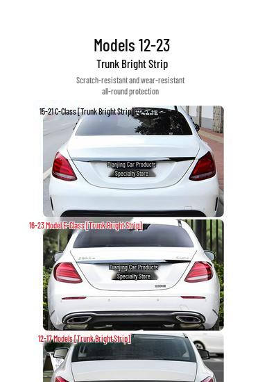 Mercedes CLS300/C200L/E300L Trunk Decorative Tailgate Strip Replacement