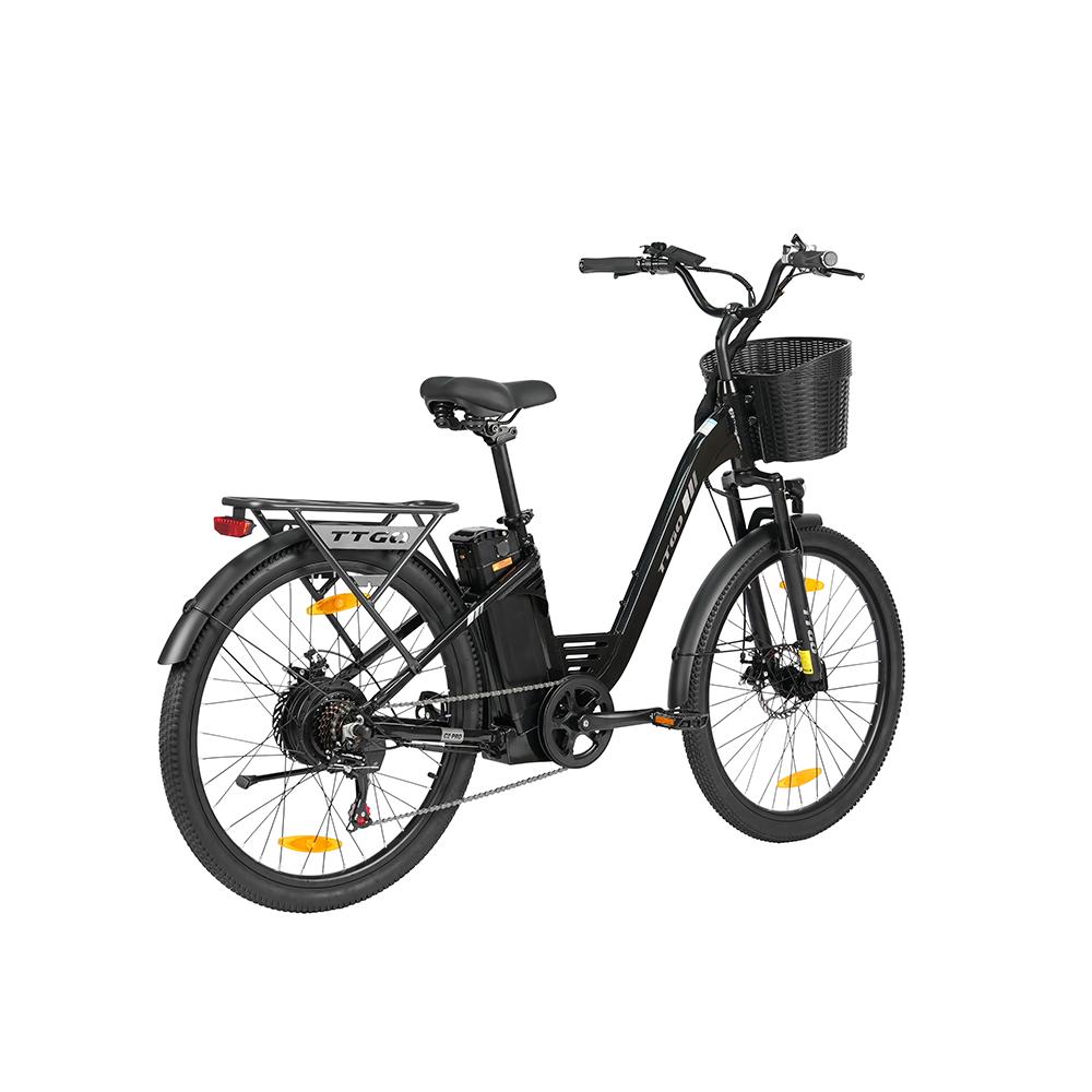 TTGO C2 PRO Commuter Electric Bike,36V 18Ah Battery, Shimano 7-Speed