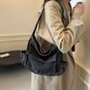 Women's Large Capacity Commuter Tote Bag Denim Shoulder Crossbody Bag