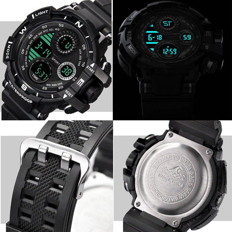 Outdoor Men's Sports Watches Military Digital Watch for Men Waterproof Luminous Chronograph Student Electronic Wristwatch