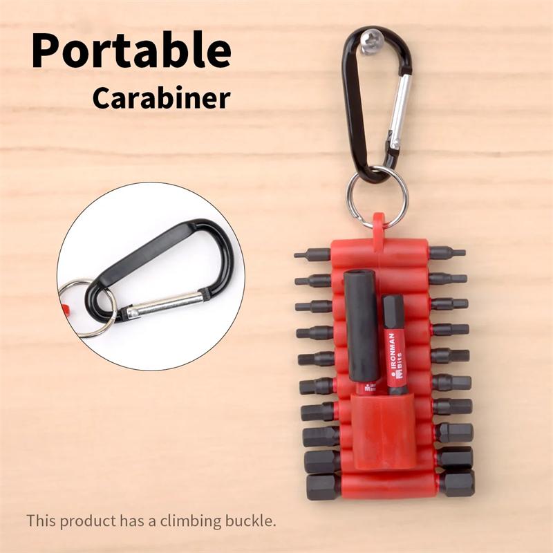 22pcs Hexagon Bit Sets Metric & Imperial Impact Screwdriver Bits With Organizer Sleeve For Woodworking Drilling Auto Repair