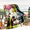 1pc Animals: cats, pattern blanket, all season lightweight home office outdoor nap multifunctional blanket