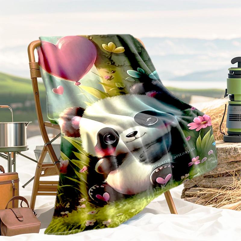 1pc Animals: cats, pattern blanket, all season lightweight home office outdoor nap multifunctional blanket