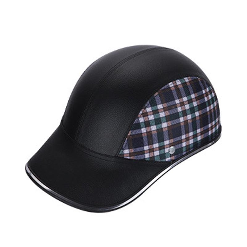 Unisex Retro Duckbill Electric Vehicle Summer Helmet | Sun-Protective, Lightweight Half Cap for Mopeds