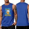 Ärmelloses Herren Tanktop Lässiger Lockerer Schnitt Sommer Atmungsaktiv Muskelshirt mit Grafikdruck Geeignet für den täglichen Gebrauch und Outdoor-Aktivitäten