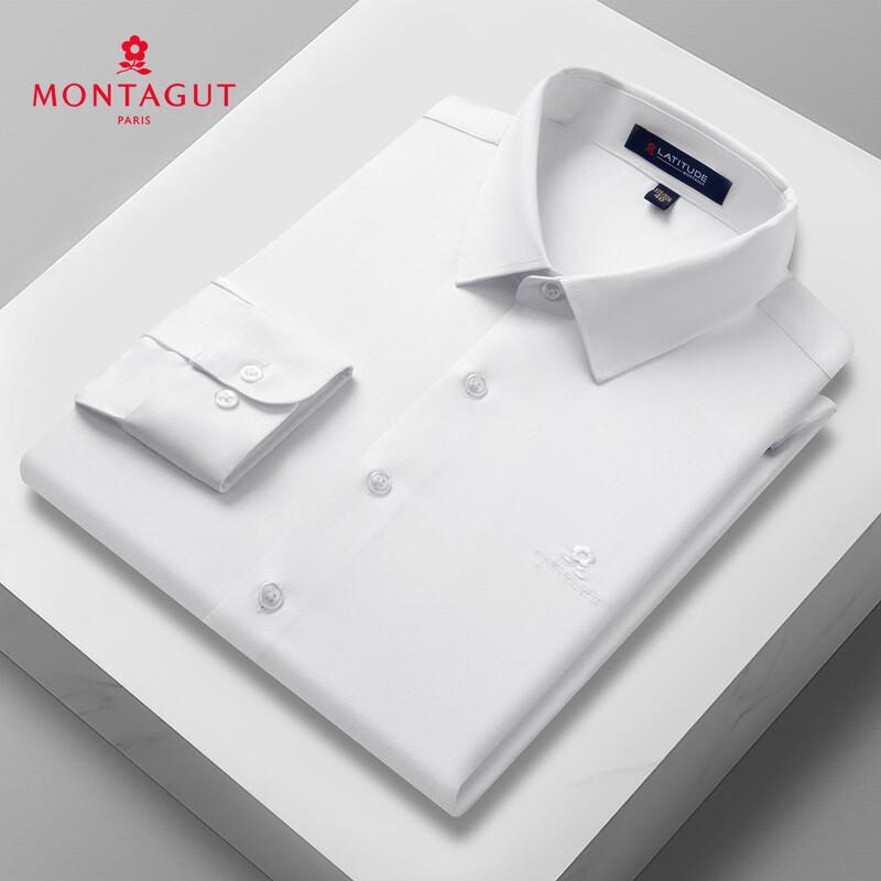 MONTAGUT Men s Silk Blend Modal Long Sleeve Shirt 41