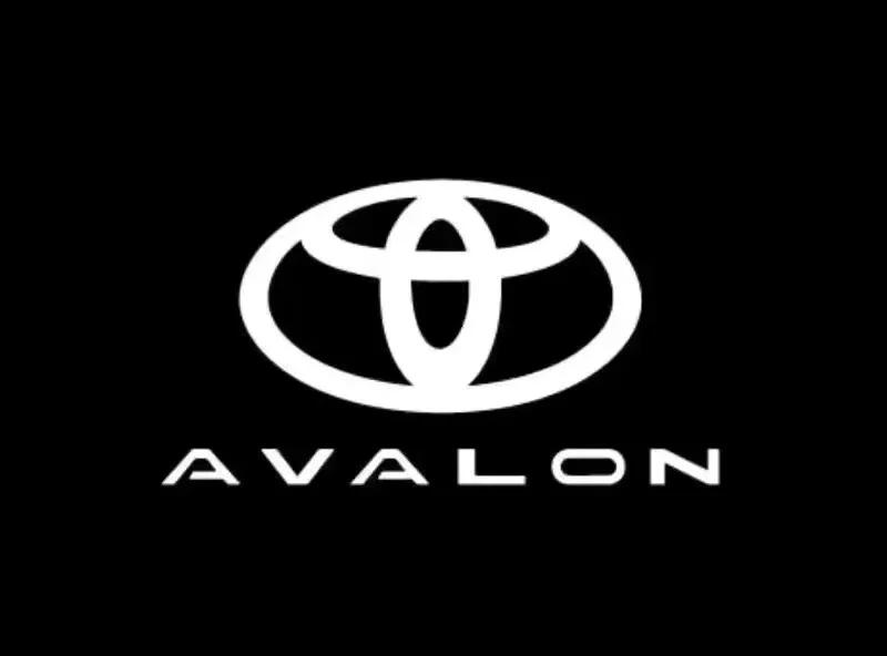 2pcs LED Car Door Welcome Light Logo Light For Toyota Camry Highlander Land Cruiser Prado Avalon Reiz Rav4 Crown CHR Accessory