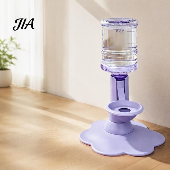 Automatisk VannDispenser for Katter Tyngdekraftmatet KattDispenser, 640ml Beholder, PåfyllingsSkål, Opphøyd Enkel Rengjøring KattedyrSkål Håndfri HydreringsStasjon