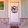 Wooden Wreaths For Front Door Independence Day Decorative Door Listing Wall Hanging Fashionhanging Pendant Home Decoration Welcome Sign