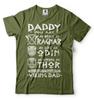 Papa Ragnar Vatertag T-Shirt Krieger Wikinger Papa Geschenke T-Shirt