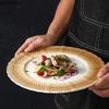 Lace Ceramic Dining Plate Serving Plates Pasta Dish Steak Plate Sushi Plates Sting Disc Dessert Bowl Fruit Dish Salad Bowl