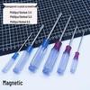 Transparent Handle Mini Crystal Screwdriver, Slotted & Phillips Head