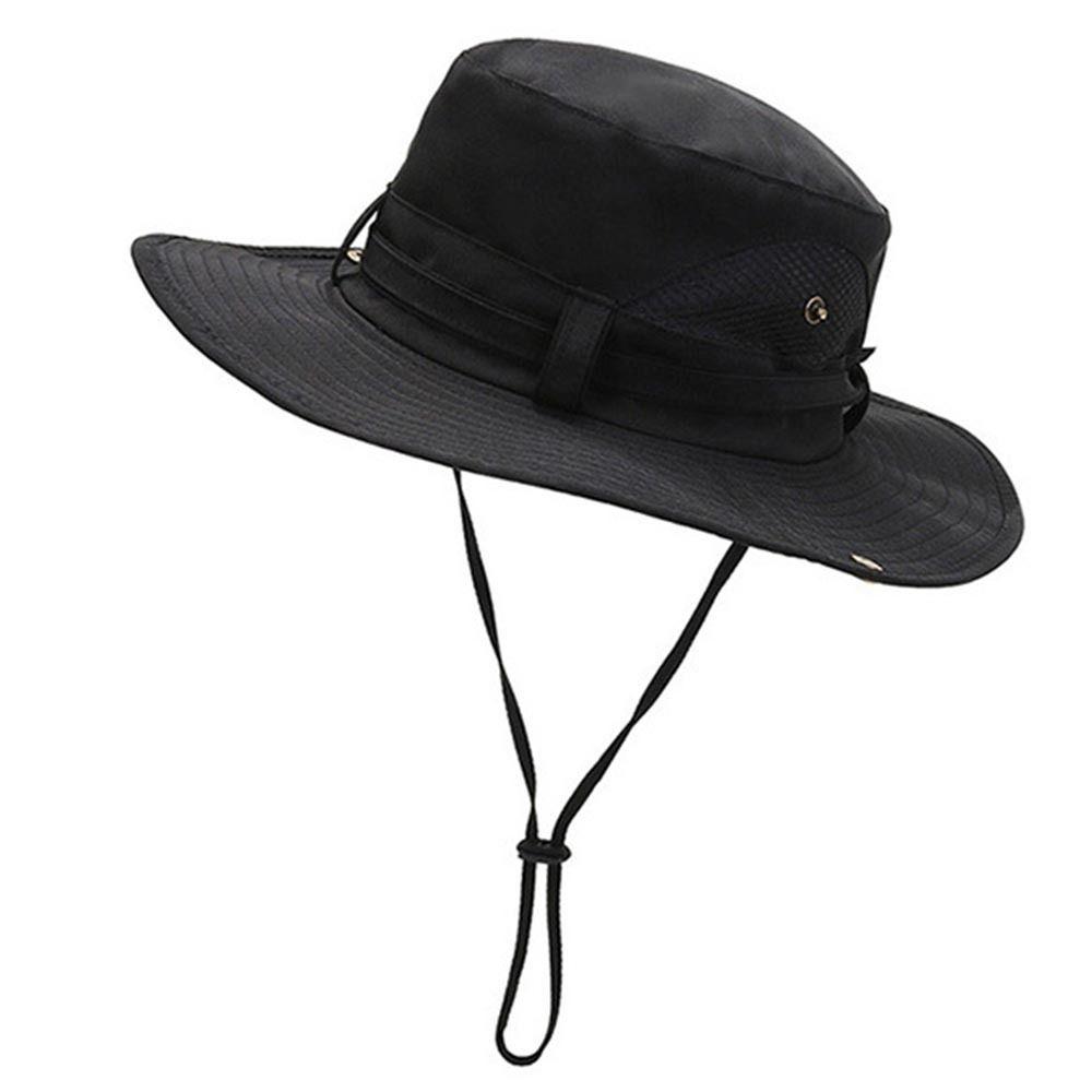 UV Protection Men Bucket Hat Fishing Hat Sun Hat Fashion Hiking Hats