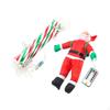 Christmas Decorations Ladder Lights with Climbing Santa Claus for Party Home