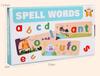 Children's Wooden Spelling & Matching Puzzle: Early Learning & Letter Recognition Toy