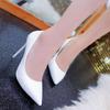 High heels women's single shoes stiletto pointed low heels women's shoes white work shoes red wedding shoes bridesmaid shoes princess shoes