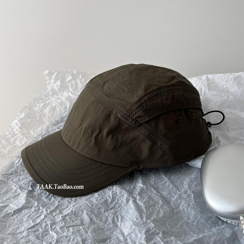 Cappellino da Baseball Estivo Outdoor Funzionale Giapponese Asciugatura Rapida per Uomo e Donna con Coulisse a 5 Pannelli