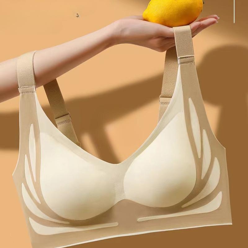 Dámská lehká luxusní podprsenka s liftingem a bočními prsy, šetrná k pokožce, prodyšná, pohodlná, bezproblémová, spodní prádlo bez ocelových prstenů