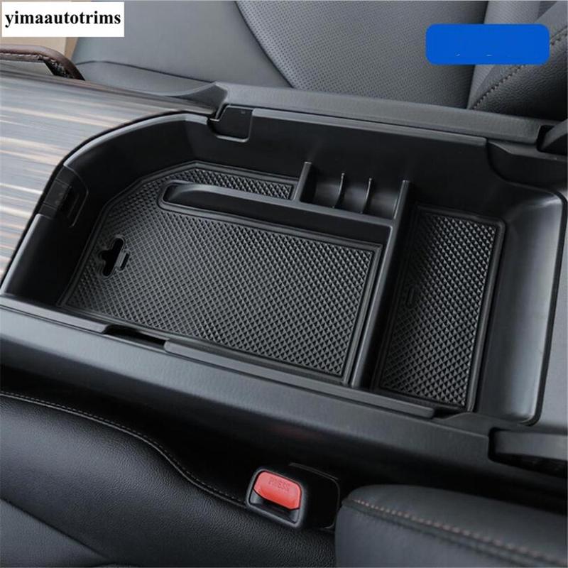 Center Control Armrest Storage Box Container Phone Tray Cover Plastic Accessories Interior LHD For Toyota Camry XV70 -